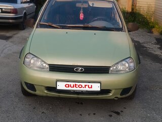2006 Lada (ВАЗ) Kalina I, зелёный, 120000 рублей, вид 2