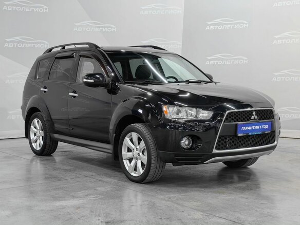 2012 Mitsubishi Outlander II Рестайлинг, чёрный, 1430000 рублей - вид 6