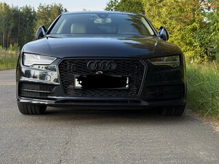 2014 Audi A7 I (4G) Рестайлинг, чёрный, 3120000 рублей, вид 2