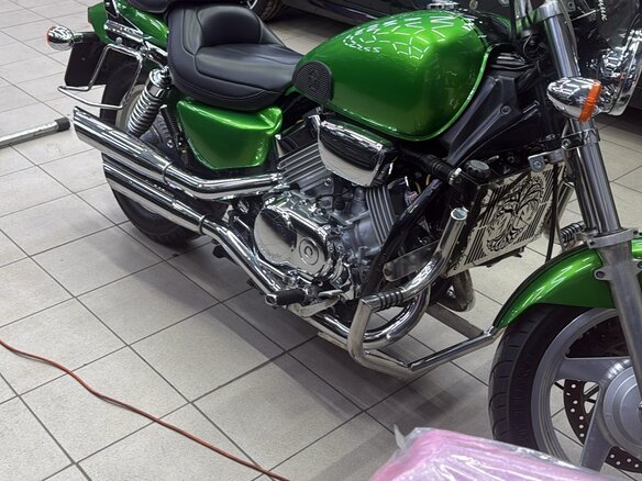 1993 Honda VF 750, зелёный, 500000 рублей - вид 14