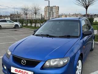 2001 Mazda Familia S-Familia S-Wagon VIII (BJ), синий, 550000 рублей, вид 3