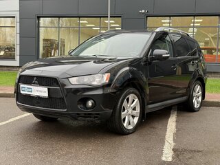 2009 Mitsubishi Outlander II Рестайлинг, чёрный, 929000 рублей, вид 1
