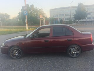 2006 Hyundai Accent ТагАЗ II, красный, 420000 рублей, вид 4
