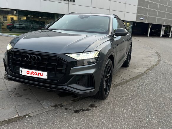 2019 Audi Q8 55 TFSI I (4M), серый, 6100000 рублей - вид 7