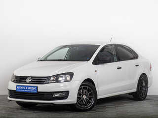 2017 Volkswagen Polo V Рестайлинг, белый, 949000 рублей, вид 2