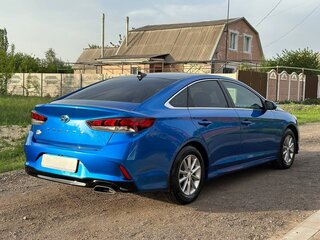 2018 Hyundai Sonata VII (LF) Рестайлинг, синий, 1485000 рублей, вид 2