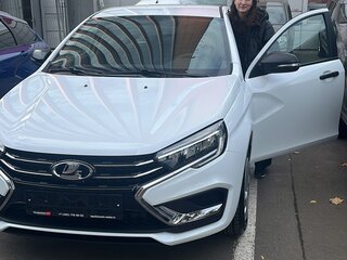 2025 Lada (ВАЗ) Vesta I Рестайлинг (NG), белый, 1390000 рублей, вид 4
