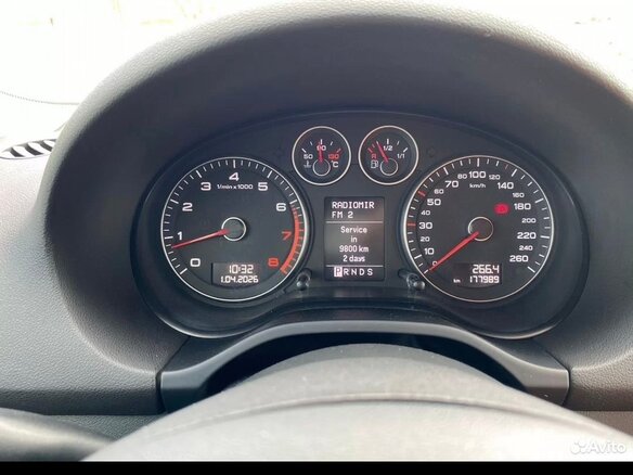 2008 Audi A3 II (8P) Рестайлинг 2, чёрный, 700000 рублей - вид 6