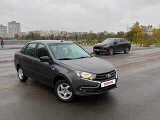 2019 Lada (ВАЗ) Granta I Рестайлинг, серебристый, 530000 рублей, вид 2
