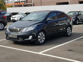 2014 Kia Rio 6-speed III, чёрный, 1149000 рублей, вид 3
