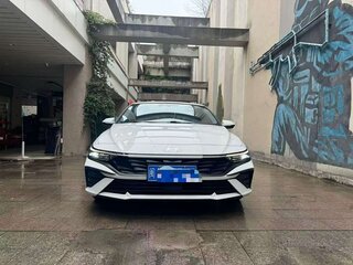 2023 Hyundai Elantra N Line VII (CN7) Рестайлинг, белый, 1450000 рублей, вид 2