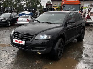 2003 Volkswagen Touareg I, чёрный, 460000 рублей, вид 4