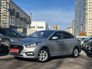2018 Hyundai Solaris II, серебристый, 1249000 рублей, вид 3
