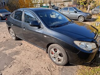 2008 Hyundai Elantra IV (HD), чёрный, 570000 рублей, вид 4