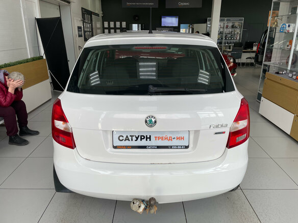 2012 Skoda Fabia II Рестайлинг, белый - вид 7
