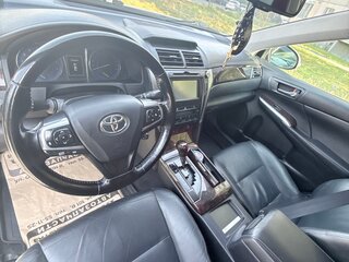 2014 Toyota Camry VII (XV50) Рестайлинг, белый, 1700000 рублей, вид 5