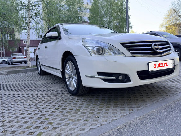2012 Nissan Teana II (J32) Рестайлинг, белый, 1199000 рублей - вид 1