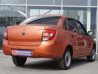 2014 Lada (ВАЗ) Granta I, оранжевый, 330000 рублей, вид 5