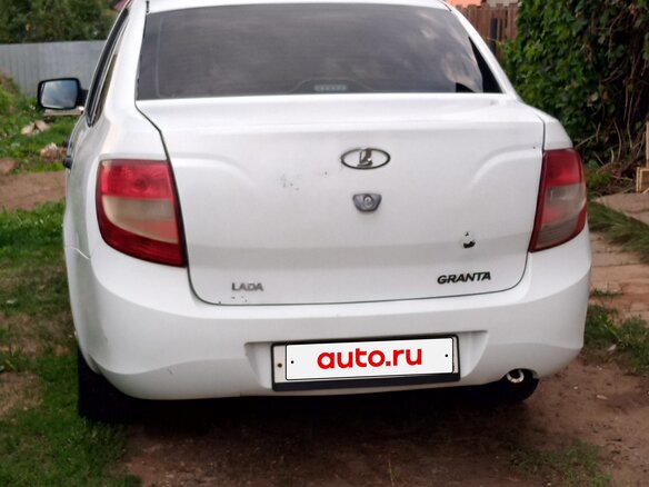 2014 Lada (ВАЗ) Granta I, белый, 210000 рублей - вид 4