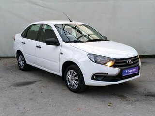 2019 Lada (ВАЗ) Granta I Рестайлинг, белый, 600000 рублей, вид 2