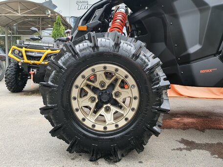 2022 BRP Can-Am Maverick X MR Turbo RR, золотистый, 3550000 рублей, вид 3