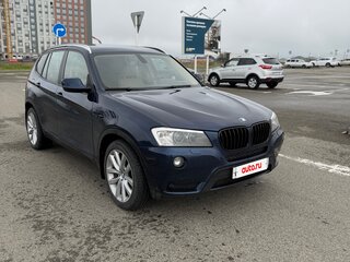 2012 BMW X3 30d xDrive II (F25), синий, 1750000 рублей, вид 2