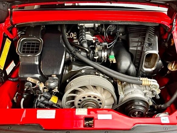 1995 Porsche 911 Carrera IV (993), красный - вид 25