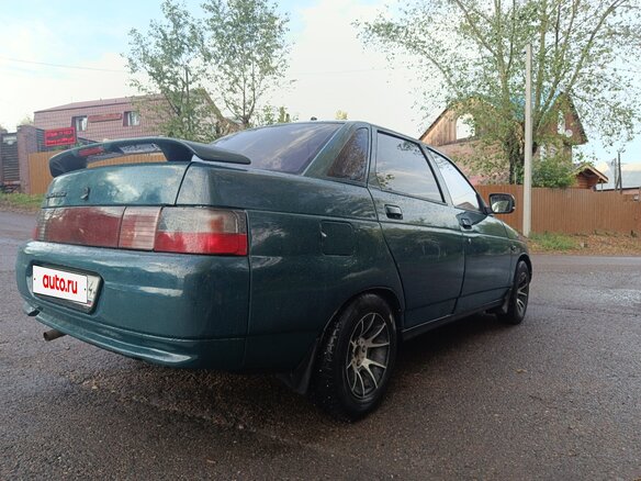 2002 Lada (ВАЗ) 2110, зелёный, 190000 рублей - вид 3