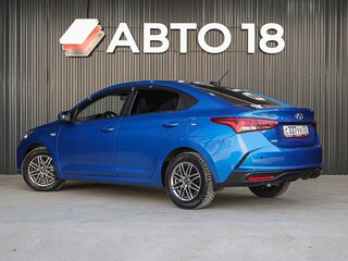 2021 Hyundai Solaris II Рестайлинг, синий, 1720000 рублей, вид 4