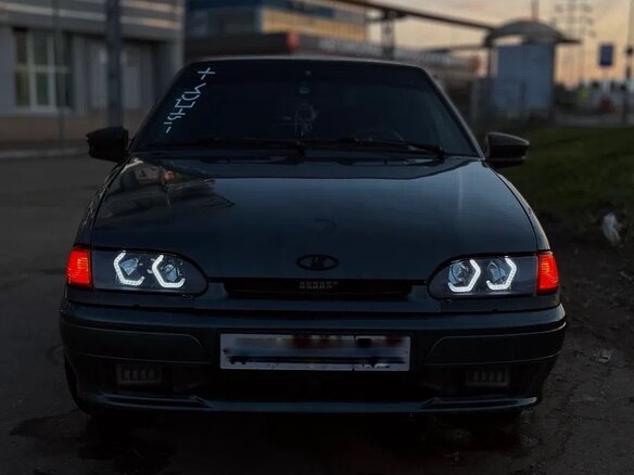 2008 Lada (ВАЗ) 2114, серый, 175000 рублей - вид 1