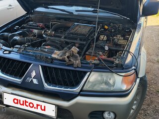 2007 Mitsubishi Pajero Sport I Рестайлинг, синий, 686000 рублей, вид 4