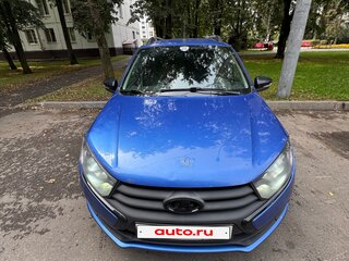 2019 Lada (ВАЗ) Granta I Рестайлинг, синий, 785000 рублей, вид 4