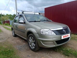 2014 Renault Logan I Рестайлинг, бежевый, 580000 рублей, вид 2