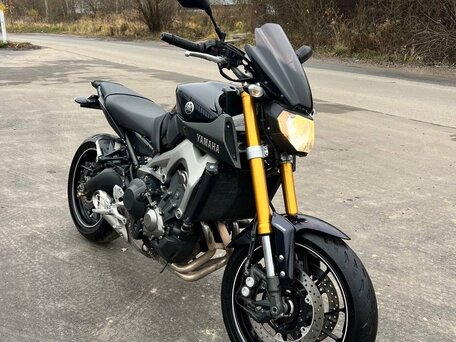 2014 Yamaha MT-09 (FZ-09), фиолетовый, 550000 рублей, вид 1