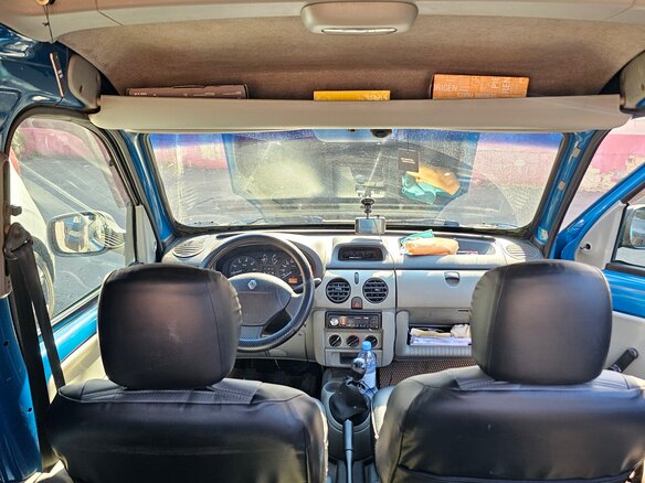 2004 Renault Kangoo I Рестайлинг, синий, 320000 рублей - вид 10