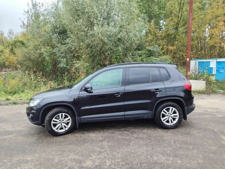 2012 Volkswagen Tiguan I Рестайлинг, чёрный, 1089000 рублей, вид 3