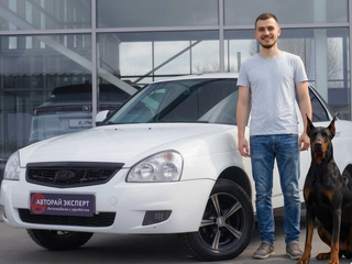 2018 Lada (ВАЗ) Priora I Рестайлинг, белый, 500000 рублей, вид 1