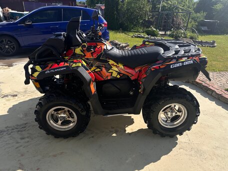 2012 BRP Can-Am Outlander 800, серый, 850000 рублей, вид 3