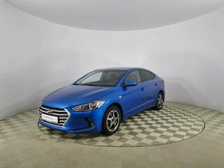 2017 Hyundai Elantra VI (AD), синий, 1020000 рублей, вид 1