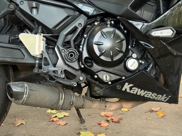 2017 Kawasaki ER-6F (Ninja 650R), чёрный, 580000 рублей - вид 8