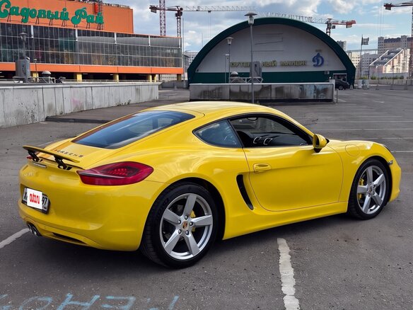 2014 Porsche Cayman II (981), жёлтый, 4900000 рублей - вид 3