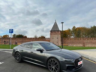 2021 Audi A7 45 TDI II (4K), серый, 6450000 рублей, вид 2