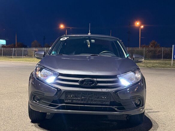 2019 Lada (ВАЗ) Granta I Рестайлинг, серый, 665000 рублей - вид 1