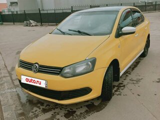 2012 Volkswagen Polo V, жёлтый, 320000 рублей, вид 1