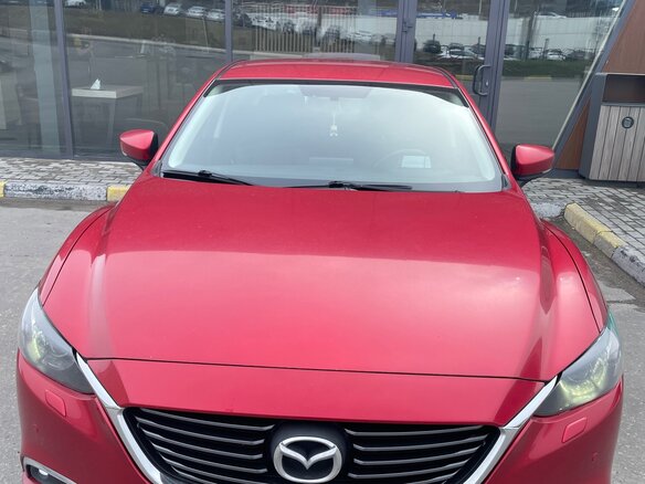 2016 Mazda 6 III (GJ) Рестайлинг, красный, 1850000 рублей - вид 3