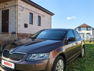 2013 Skoda Octavia III (A7), коричневый, 1030000 рублей, вид 2