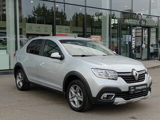 2021 Renault Logan Stepway II Рестайлинг, серебристый, 1270000 рублей, вид 3