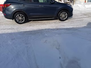 2015 Hyundai Santa Fe III Рестайлинг, синий, 1900000 рублей, вид 1