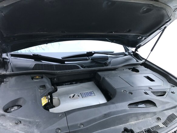 2011 Lexus RX 450h III, чёрный - вид 9
