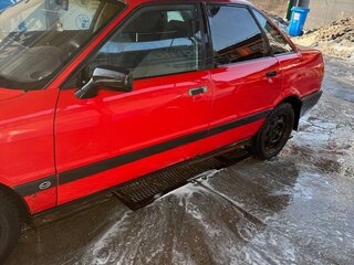 1990 Audi 80 IV (B3), красный, 100000 рублей, вид 3